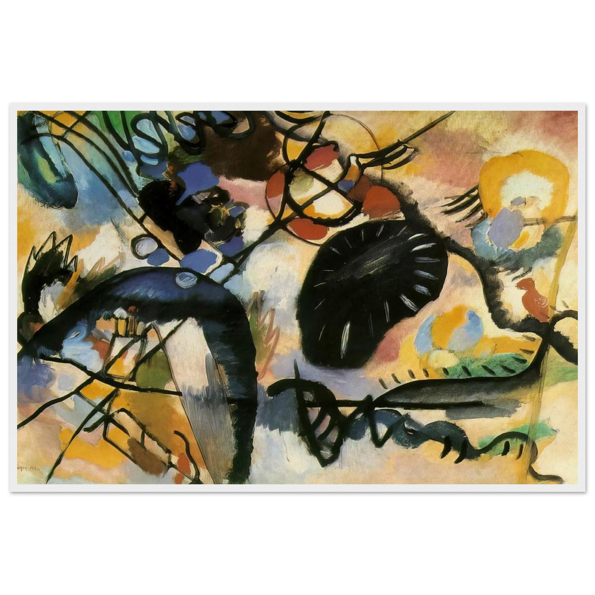 BLACK SPOT 1912 Framed Poster | Wassily Kandinsky Framed Prints Wall Art | Wassily Kandinsky Shop