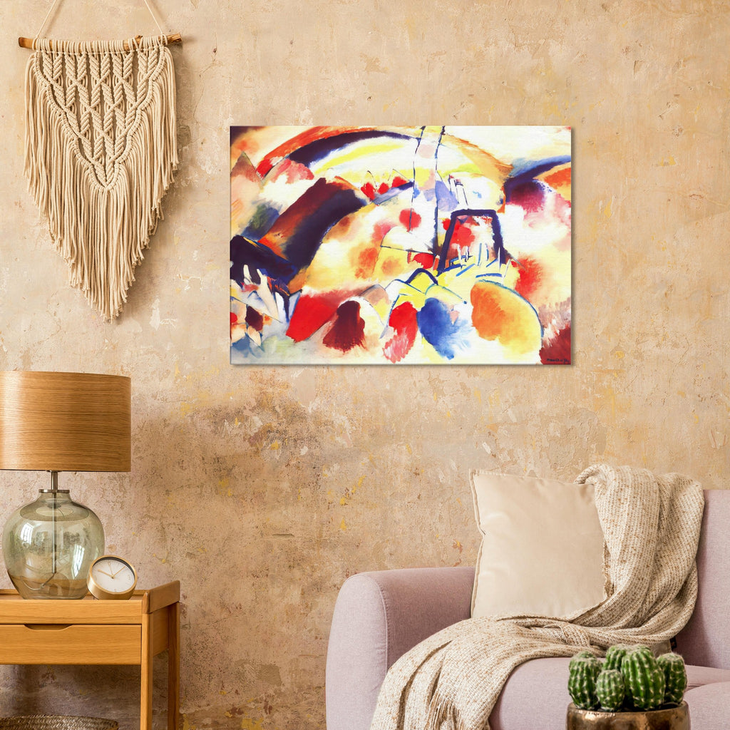 LANDSCAPE WITH RED SPOTS 1913 Canvas | Wassily Kandinsky Canvas | Wassily Kandinsky Shop