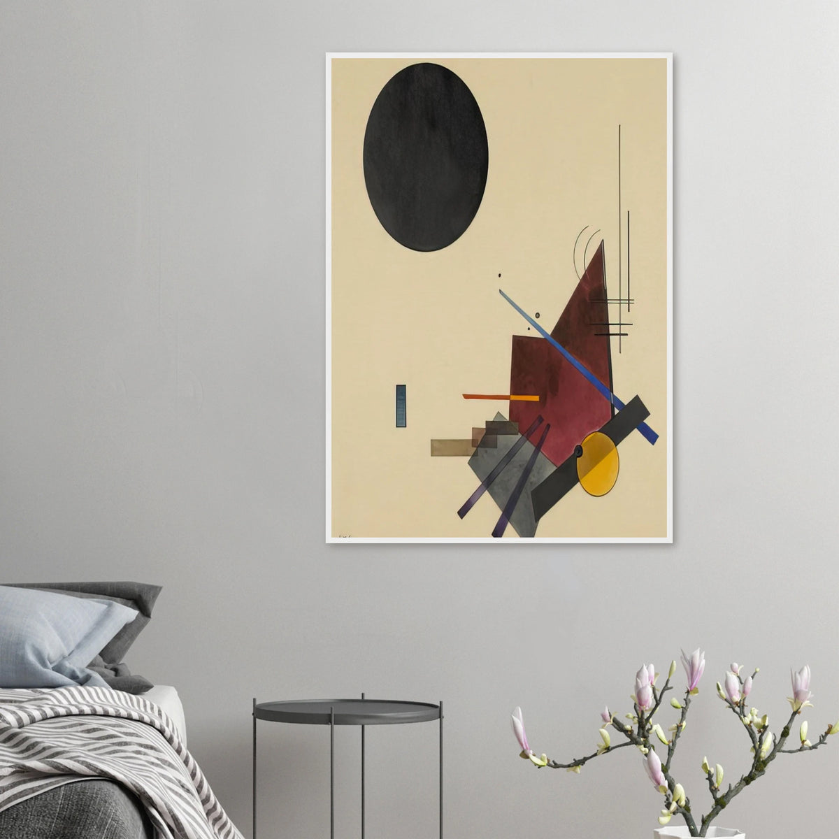 BLACK RELATIONSHIP 1924 Framed Poster | Wassily Kandinsky Framed Prints Wall Art | Wassily Kandinsky Shop