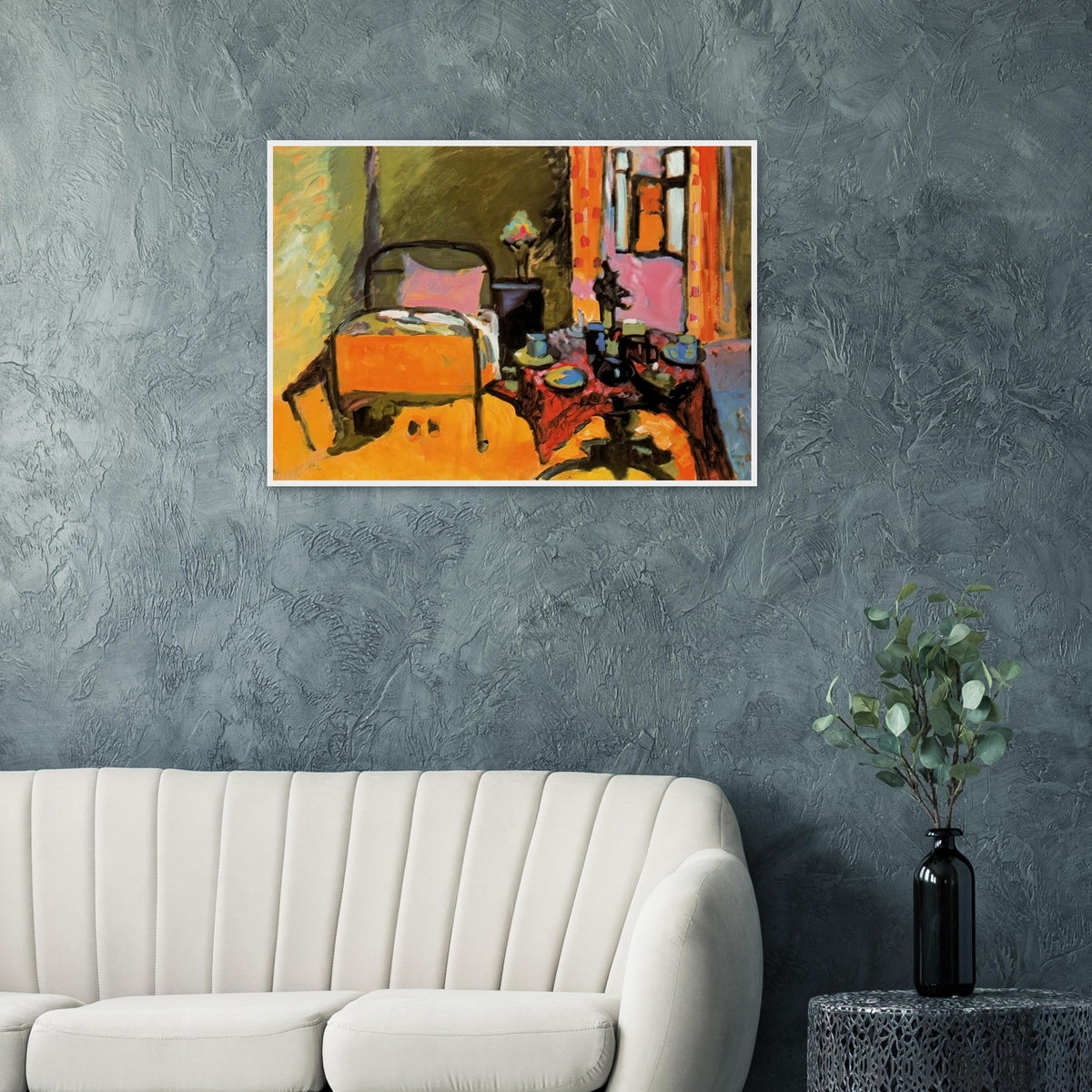 BEDROOM IN AINTMILLERSTRASSE 1909 Framed Poster | Wassily Kandinsky Framed Prints Wall Art | Wassily Kandinsky Shop