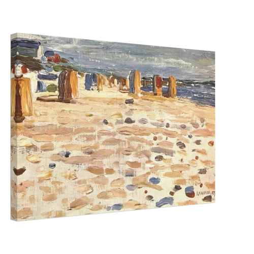 BEACH BASKETS IN HOLLAND 1904 Canvas | Wassily Kandinsky Canvas | Wassily Kandinsky Shop
