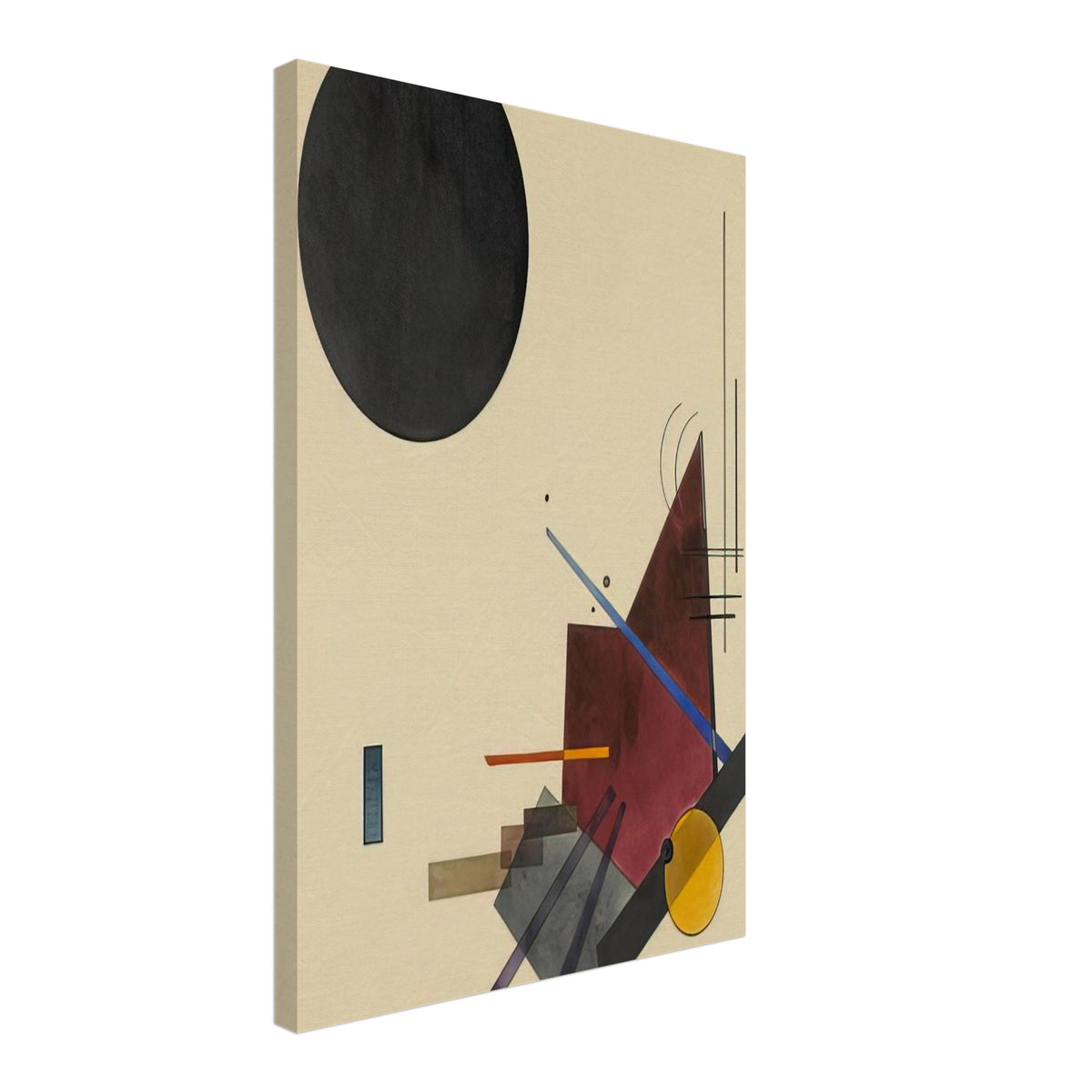 BLACK RELATIONSHIP 1924 Canvas | Wassily Kandinsky Canvas | Wassily Kandinsky Shop