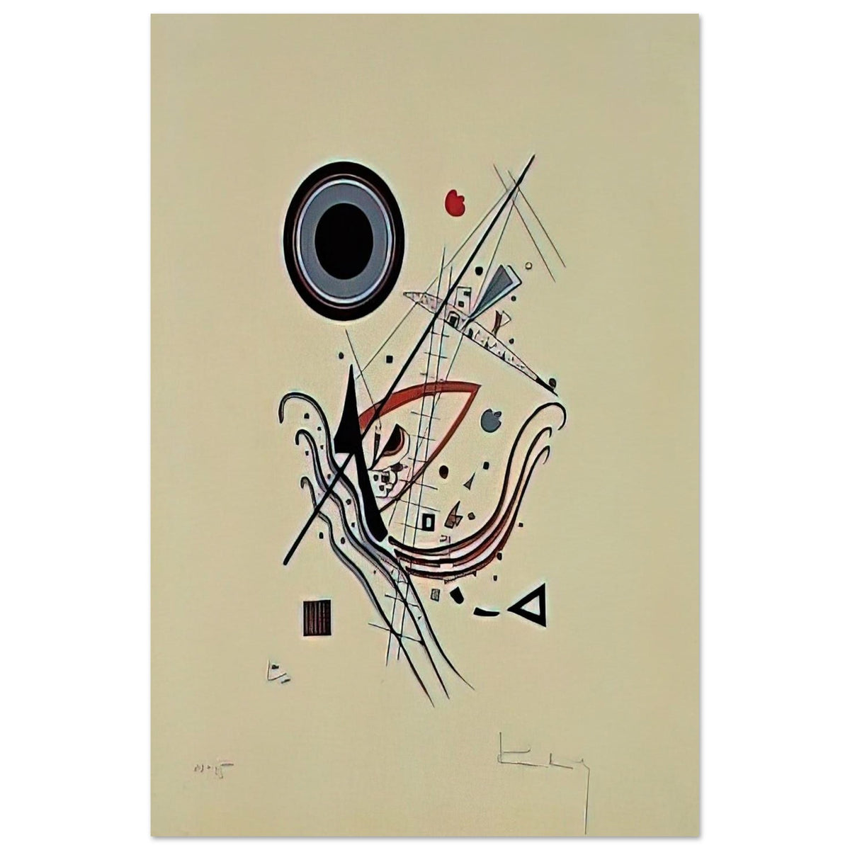 BLUE 1922 Poster | Wassily Kandinsky Poster | Wassily Kandinsky Shop