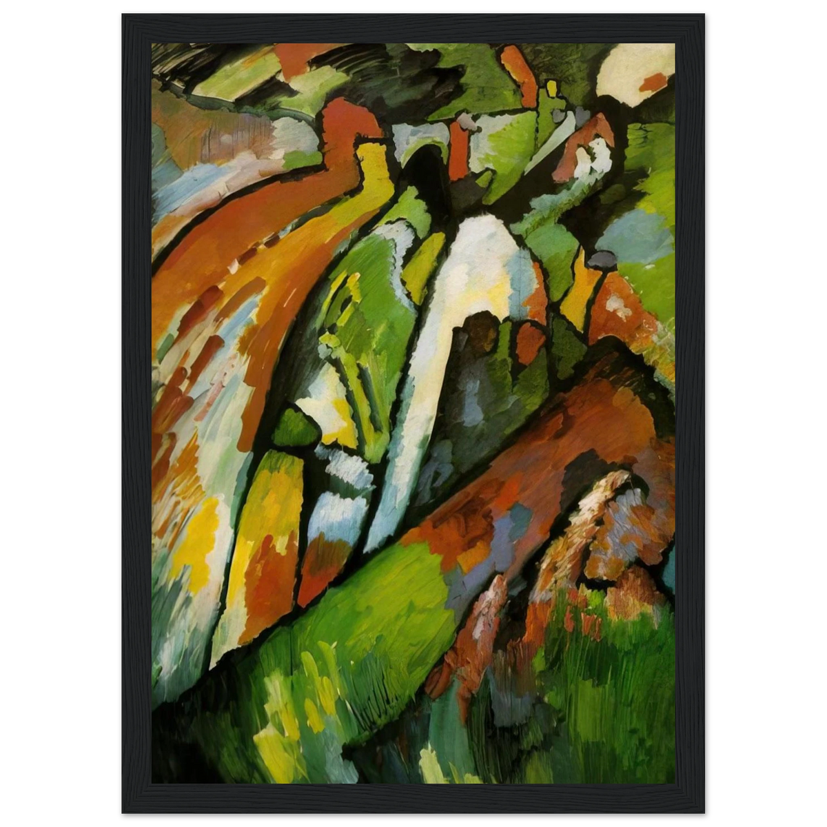 IMPROVISATION 7 1910 Framed Poster | Wassily Kandinsky Framed Prints Wall Art | Wassily Kandinsky Shop