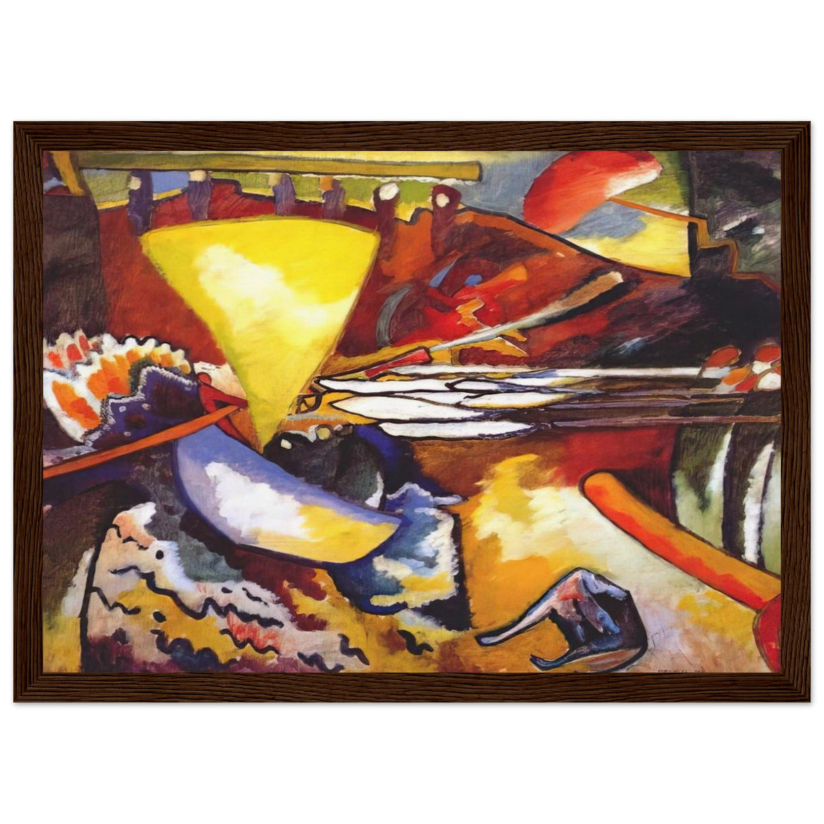 IMPROVISATION 11 1910 Framed Poster | Wassily Kandinsky Framed Prints Wall Art | Wassily Kandinsky Shop