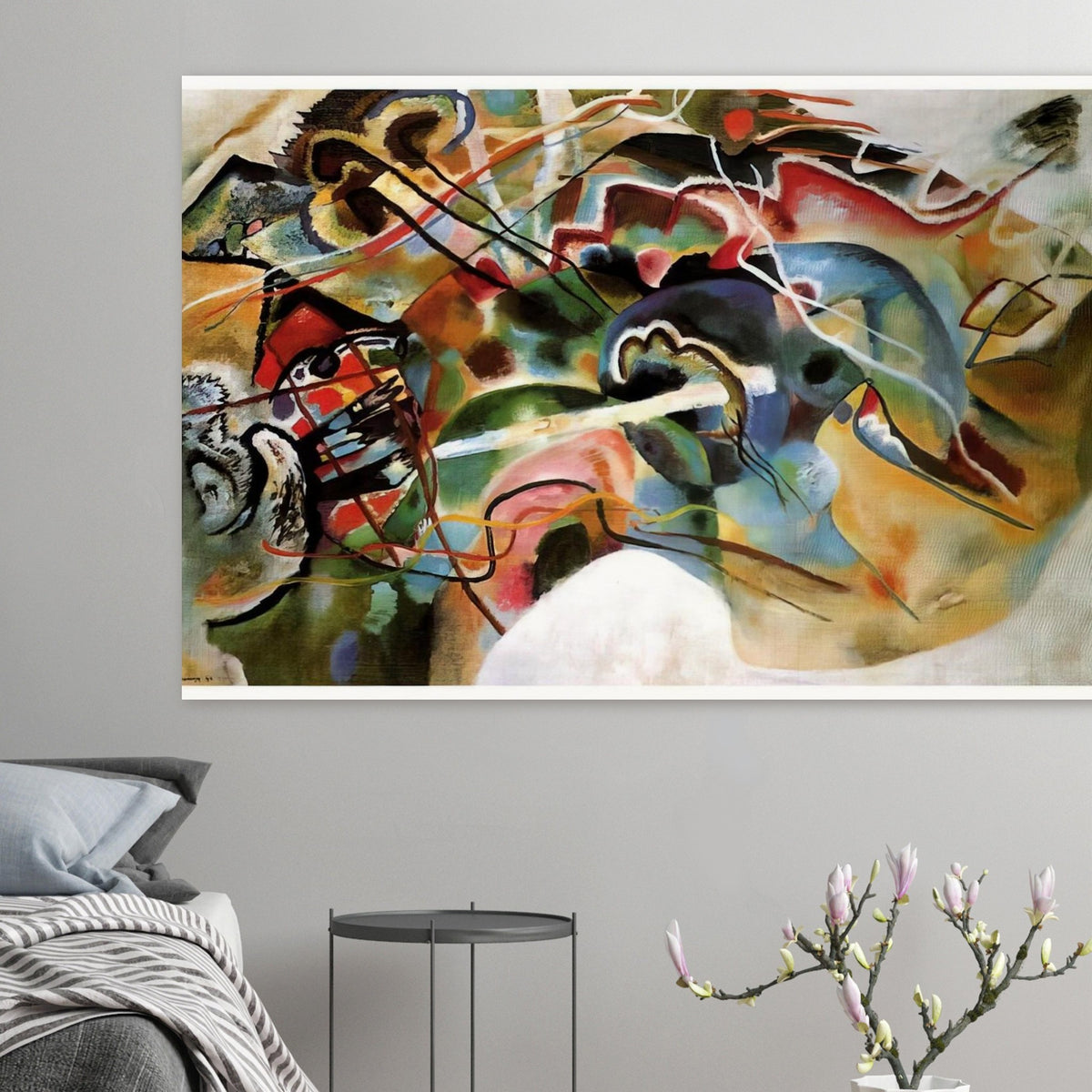PICTURE WITH A WHITE BORDER 1913 Poster | Wassily Kandinsky Poster | Wassily Kandinsky Shop
