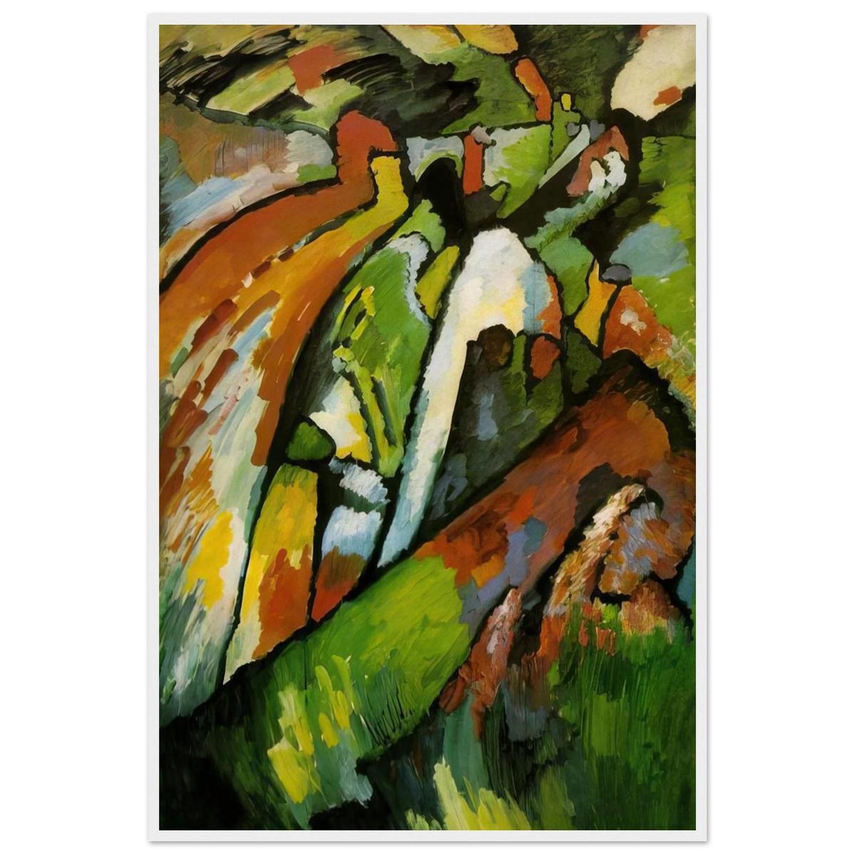 IMPROVISATION 7 1910 Framed Poster | Wassily Kandinsky Framed Prints Wall Art | Wassily Kandinsky Shop