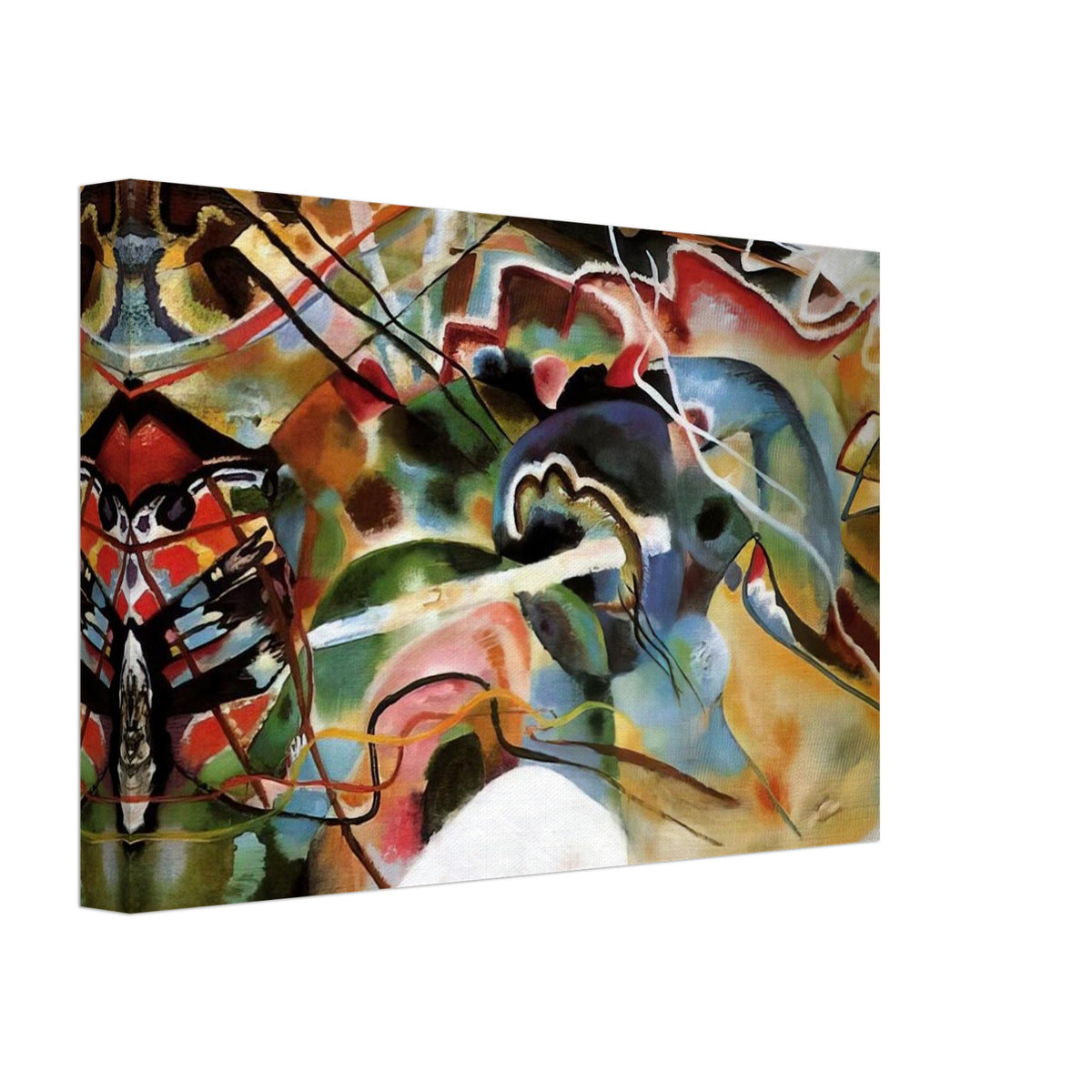 PICTURE WITH A WHITE BORDER 1913 Canvas | Wassily Kandinsky Canvas | Wassily Kandinsky Shop