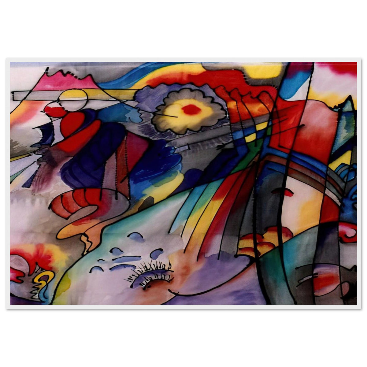NOT_DETECTED_189363 Framed Poster | Wassily Kandinsky Framed Prints Wall Art | Wassily Kandinsky Shop