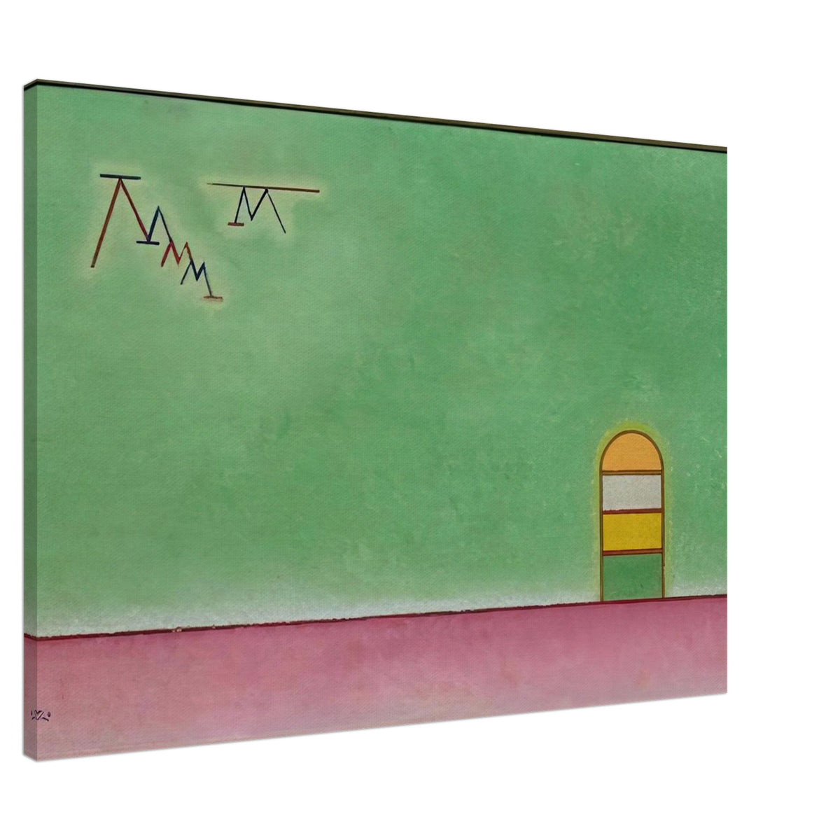 GREEN EMPTYNESS 1930 Canvas | Wassily Kandinsky Canvas | Wassily Kandinsky Shop