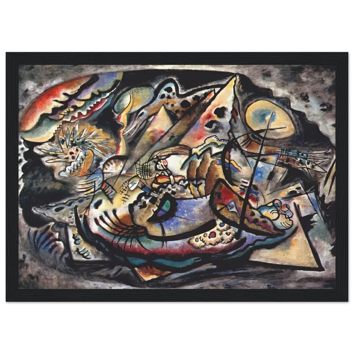 GREY OVAL 1917 Framed Poster | Wassily Kandinsky Framed Prints Wall Art | Wassily Kandinsky Shop