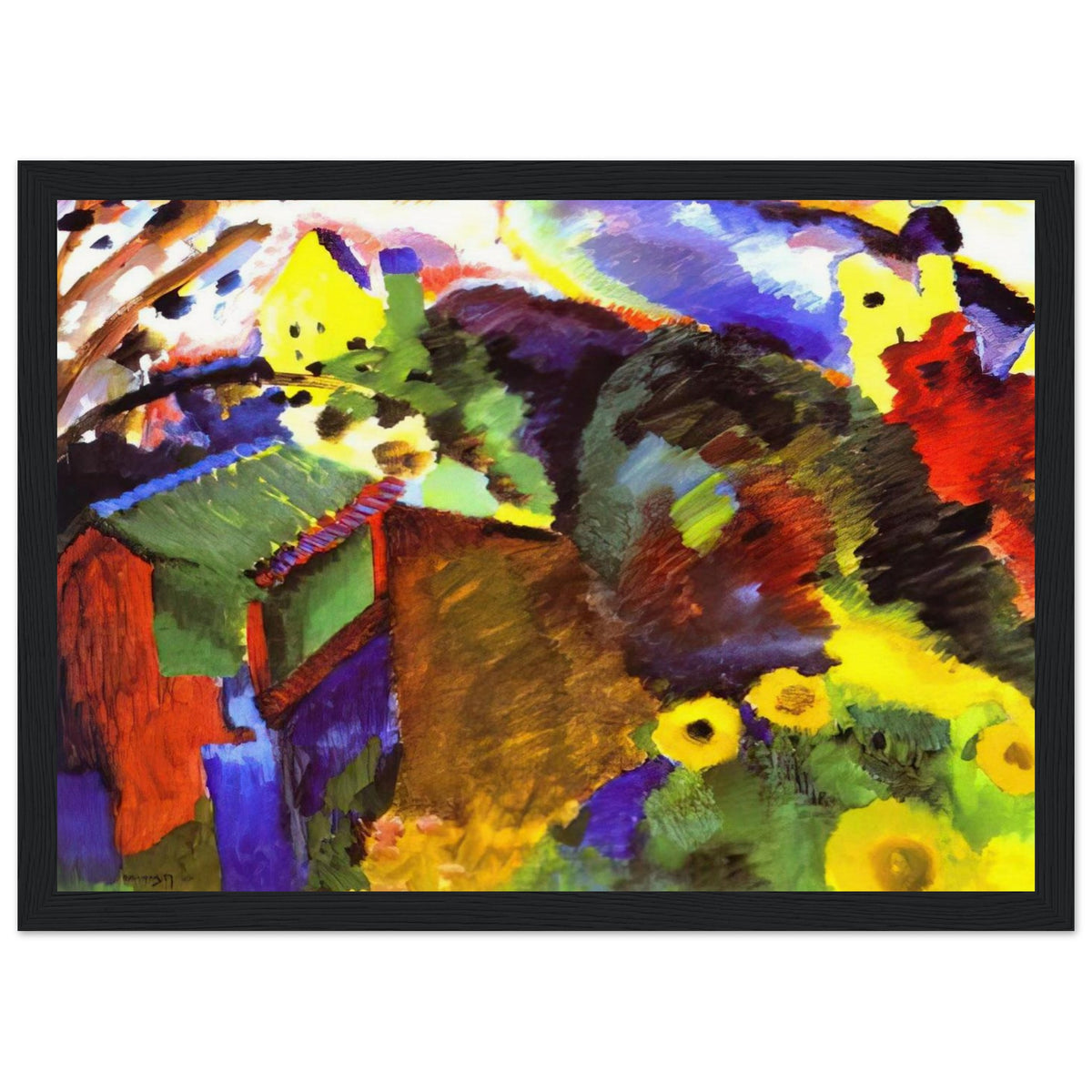 MURNAU GARDEN 1910 Framed Poster | Wassily Kandinsky Framed Prints Wall Art | Wassily Kandinsky Shop