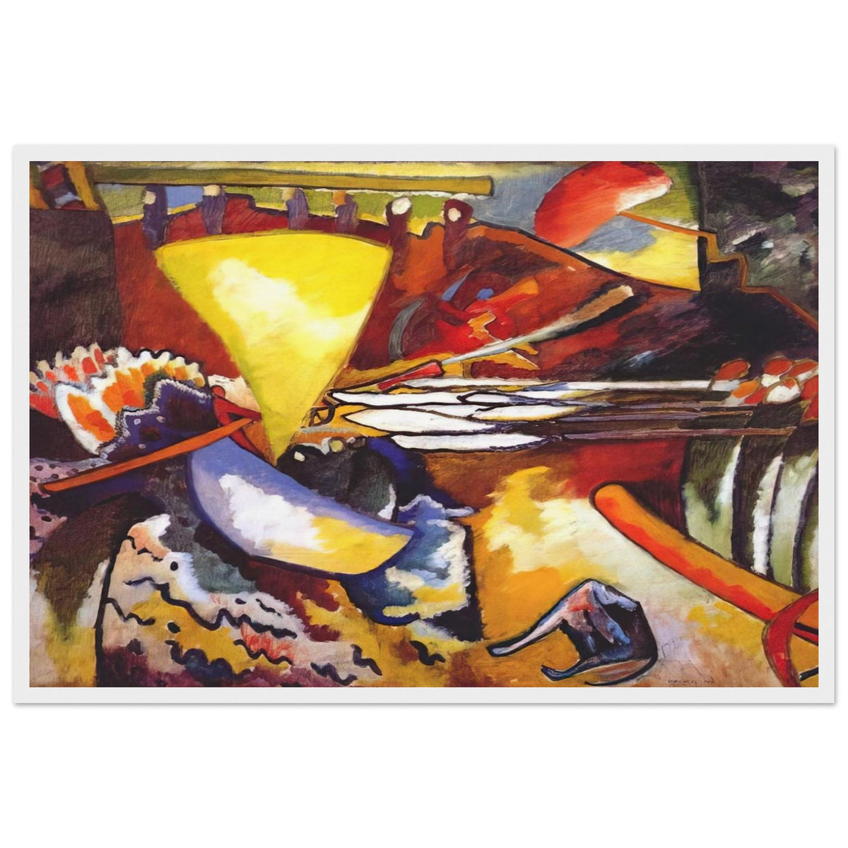 IMPROVISATION 11 1910 Framed Poster | Wassily Kandinsky Framed Prints Wall Art | Wassily Kandinsky Shop
