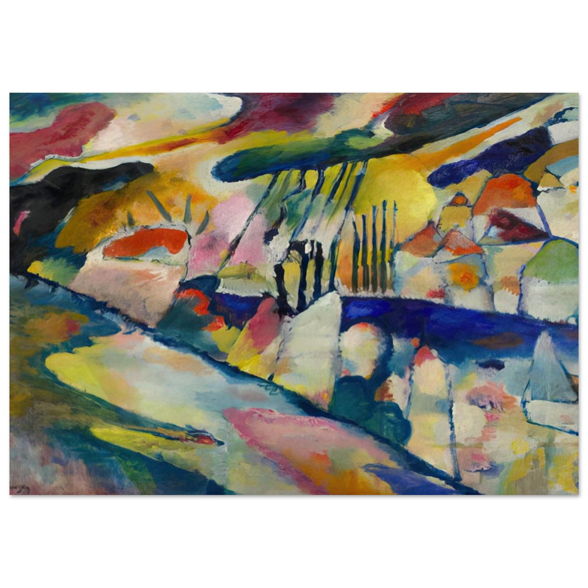 LANDSCAPE WITH RAIN 1913 Poster | Wassily Kandinsky Poster | Wassily Kandinsky Shop