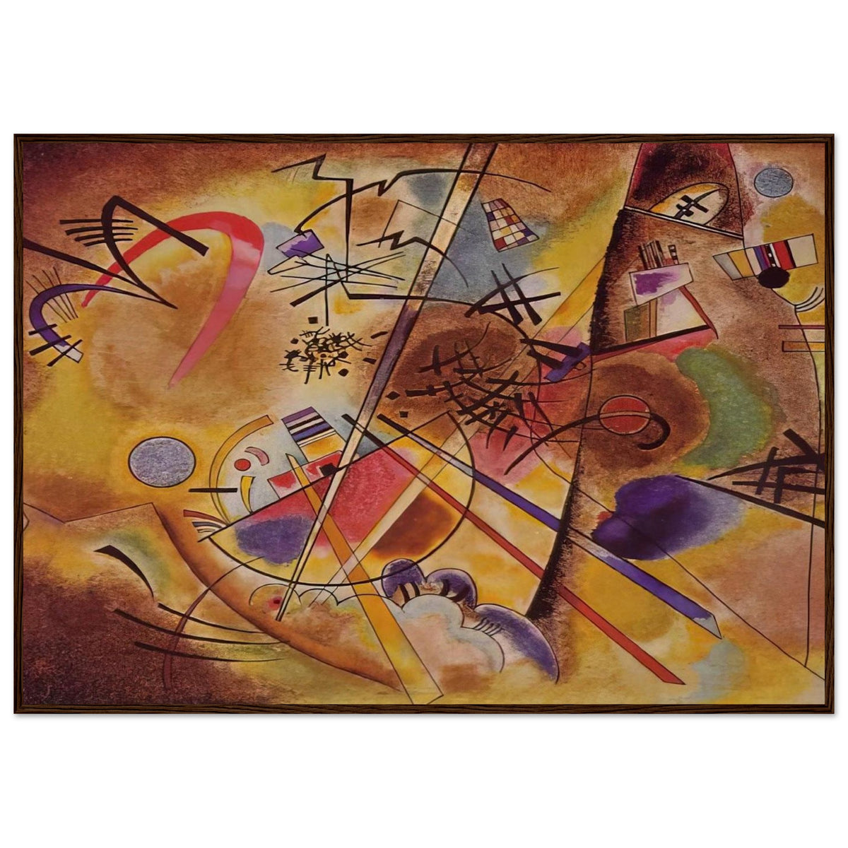 SMALL DREAM IN RED 1925 Framed Poster | Wassily Kandinsky Framed Prints Wall Art | Wassily Kandinsky Shop