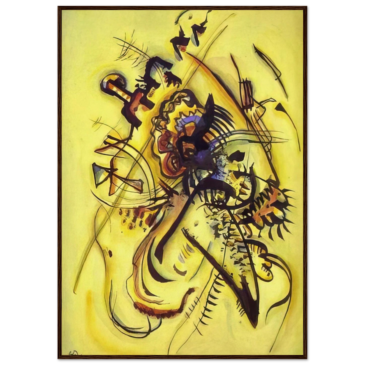 TO THE UNKNOWN VOICE 1916 Framed Poster | Wassily Kandinsky Framed Prints Wall Art | Wassily Kandinsky Shop