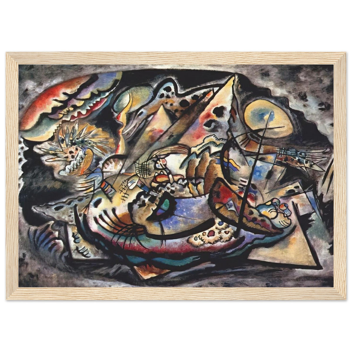 GREY OVAL 1917 Framed Poster | Wassily Kandinsky Framed Prints Wall Art | Wassily Kandinsky Shop