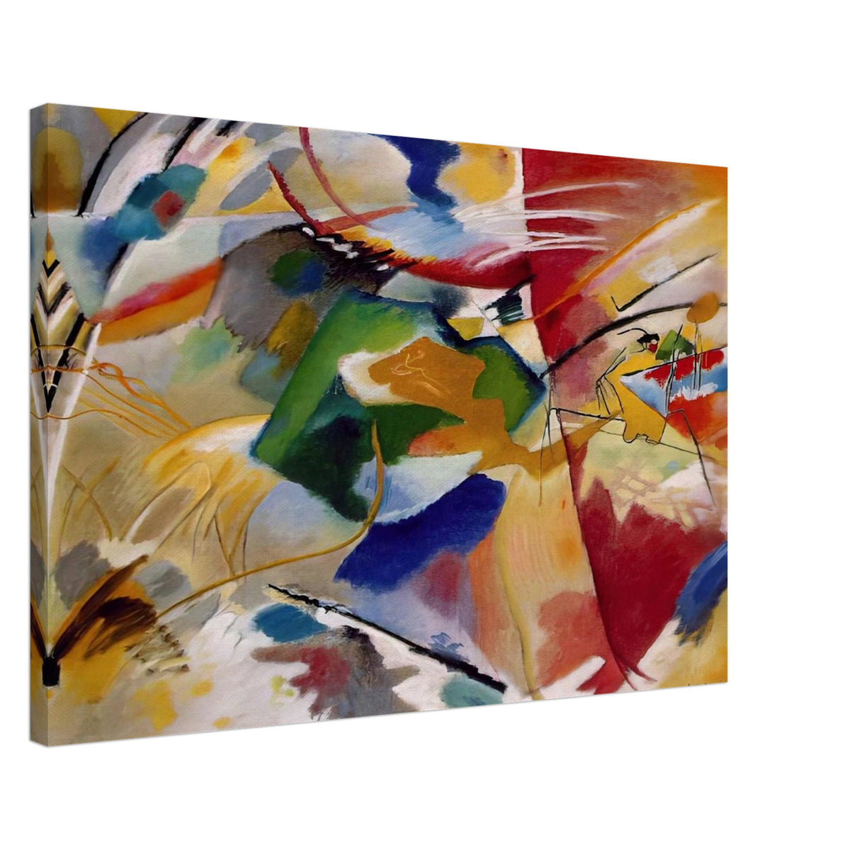 PAINTING WITH GREEN CENTER 1913 Canvas | Wassily Kandinsky Canvas | Wassily Kandinsky Shop