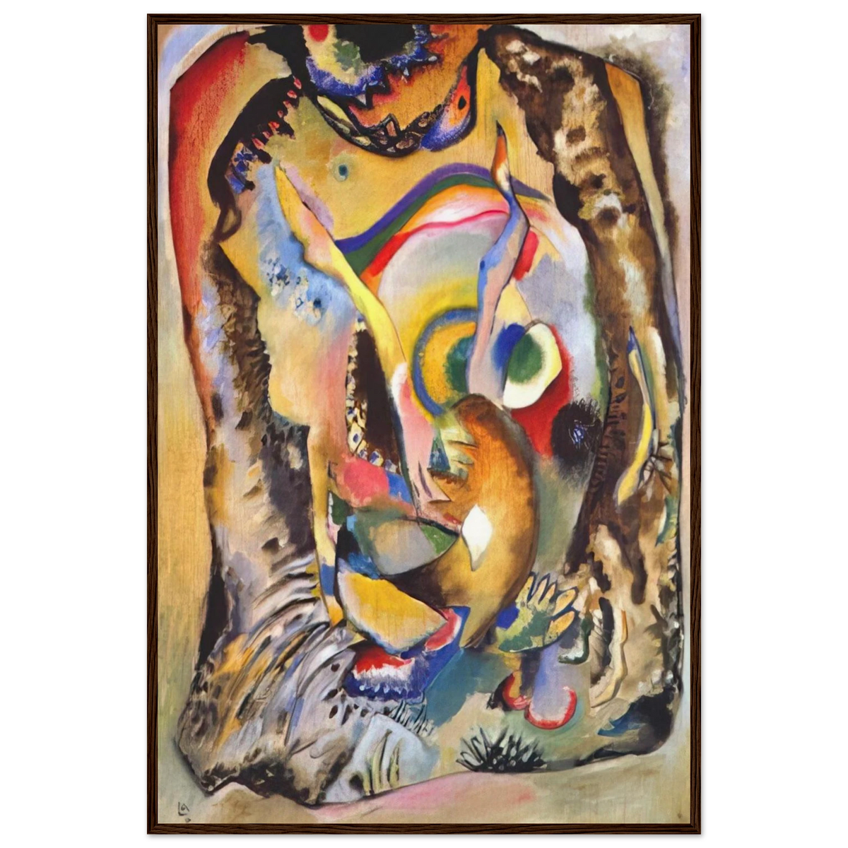 PAINTING ON LIGHT GROUND 1916 Framed Poster | Wassily Kandinsky Framed Prints Wall Art | Wassily Kandinsky Shop
