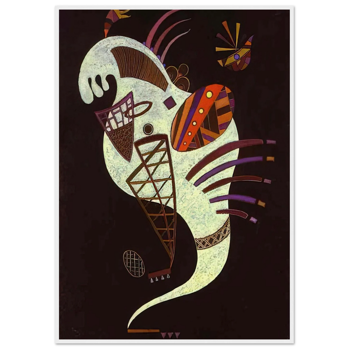 WHITE FIGURE 1943 Framed Poster | Wassily Kandinsky Framed Prints Wall Art | Wassily Kandinsky Shop