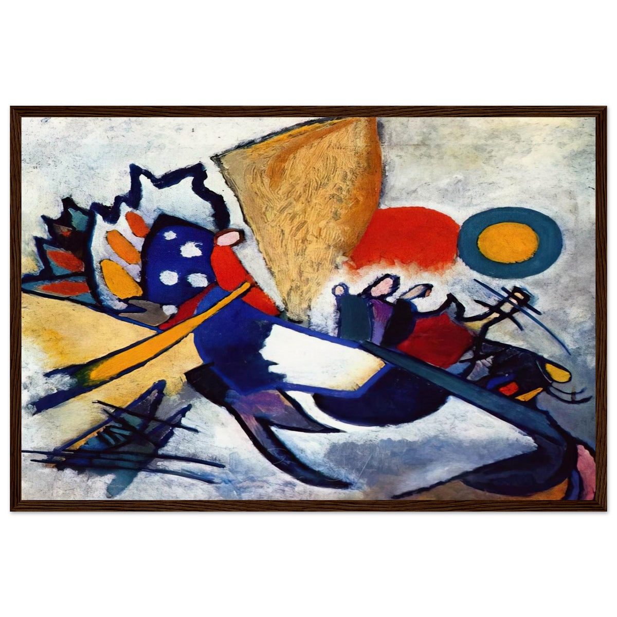 IMPROVISATION 209 1917 Framed Poster | Wassily Kandinsky Framed Prints Wall Art | Wassily Kandinsky Shop