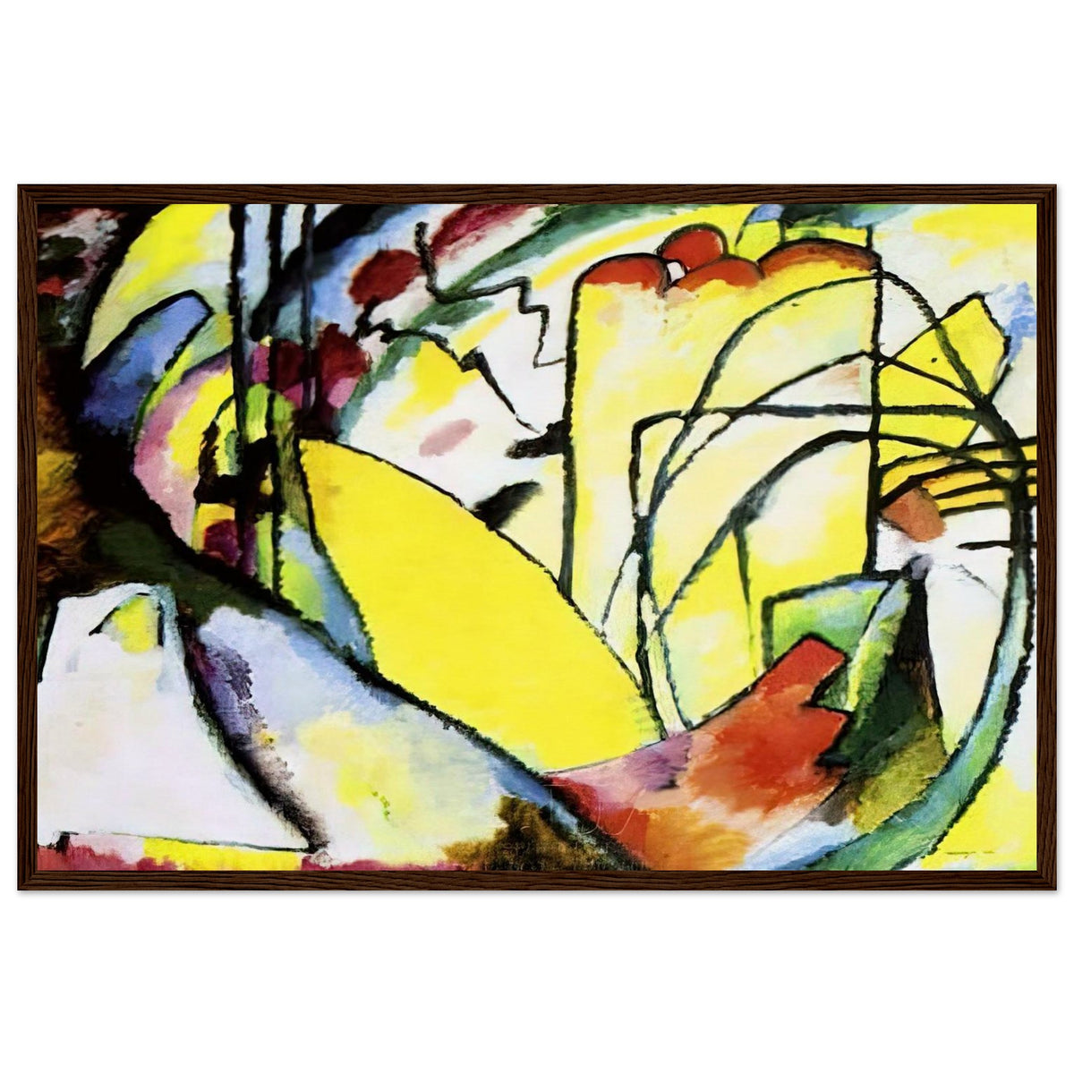 IMPROVISATION 10 1910 Framed Poster | Wassily Kandinsky Framed Prints Wall Art | Wassily Kandinsky Shop