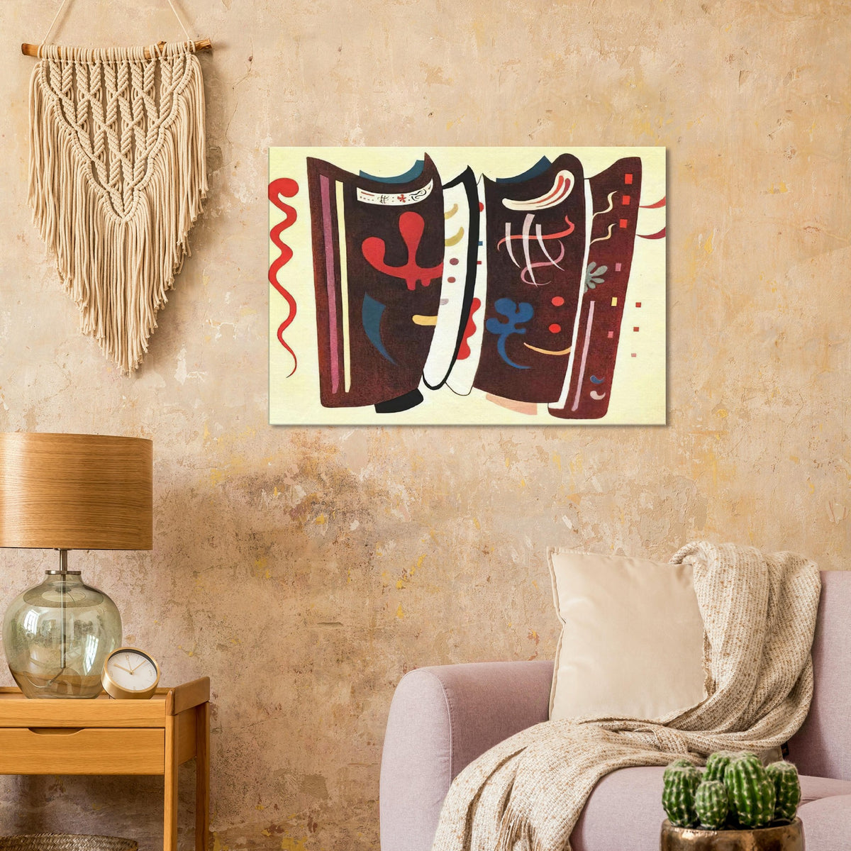 BROWN WITH SUPPLEMENT 1935 Canvas | Wassily Kandinsky Canvas | Wassily Kandinsky Shop