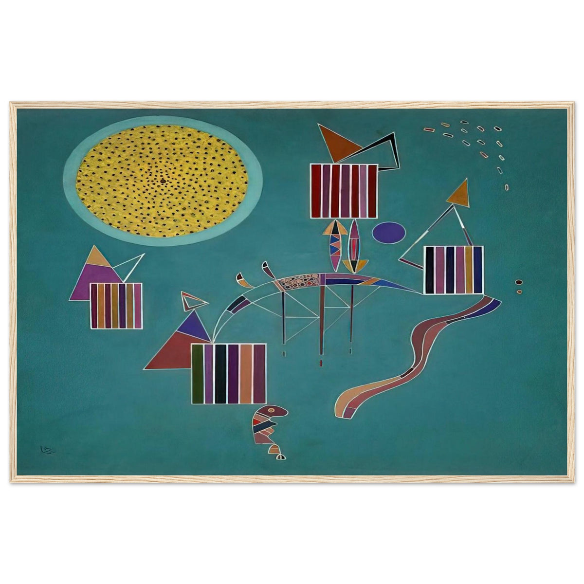INTIME MESSAGE 1942 Framed Poster | Wassily Kandinsky Framed Prints Wall Art | Wassily Kandinsky Shop