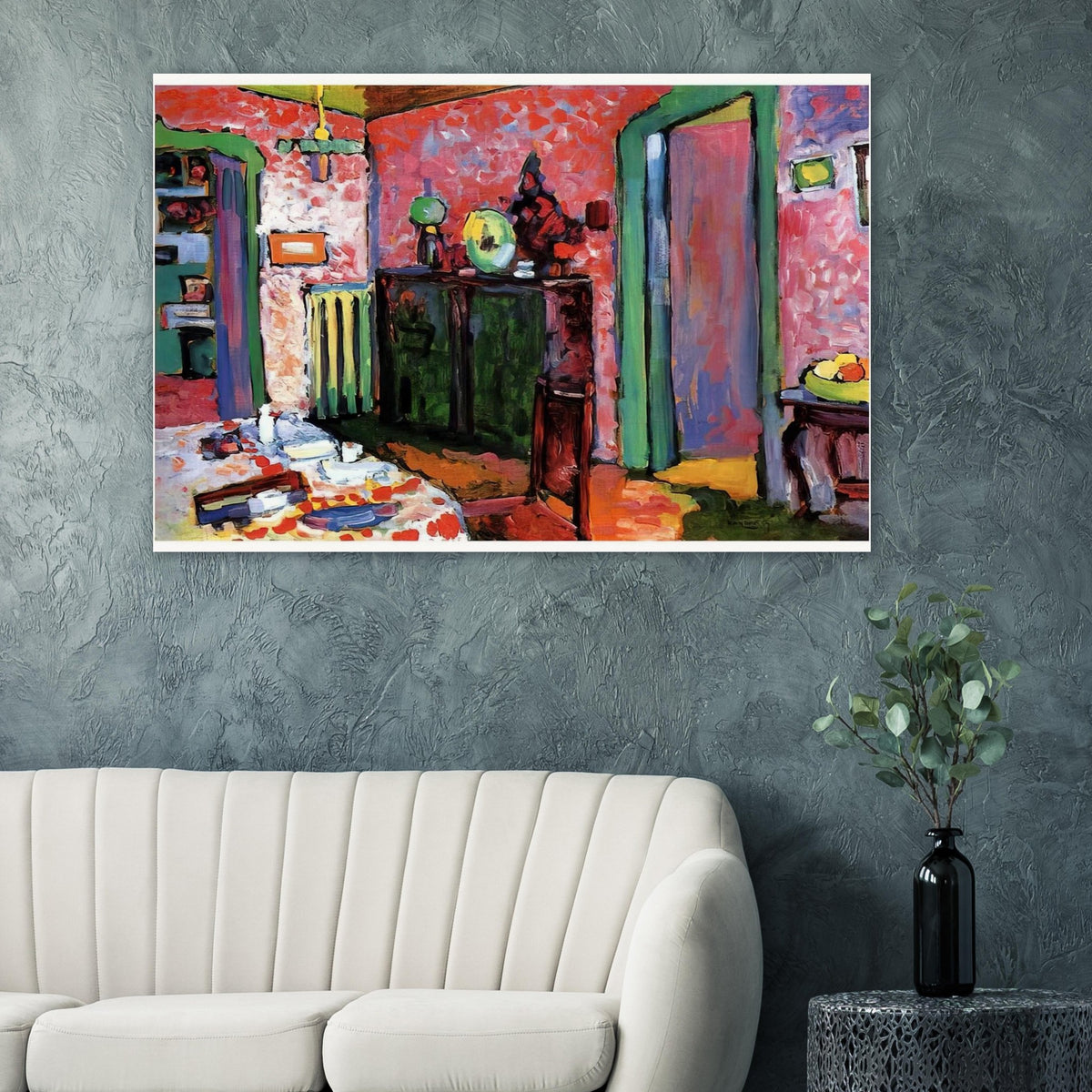 INTERIOR MY DINING ROOM 1909 Poster | Wassily Kandinsky Poster | Wassily Kandinsky Shop