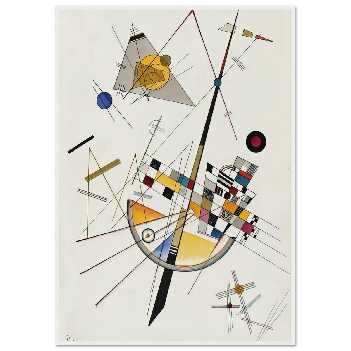DELICATE TENSION NO 85 1923 Framed Poster | Wassily Kandinsky Framed Prints Wall Art | Wassily Kandinsky Shop