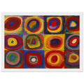 COLOR STUDY SQUARES WITH CONCENTRIC CIRCLES 1913 Framed Poster | Wassily Kandinsky Framed Prints Wall Art | Wassily Kandinsky Shop
