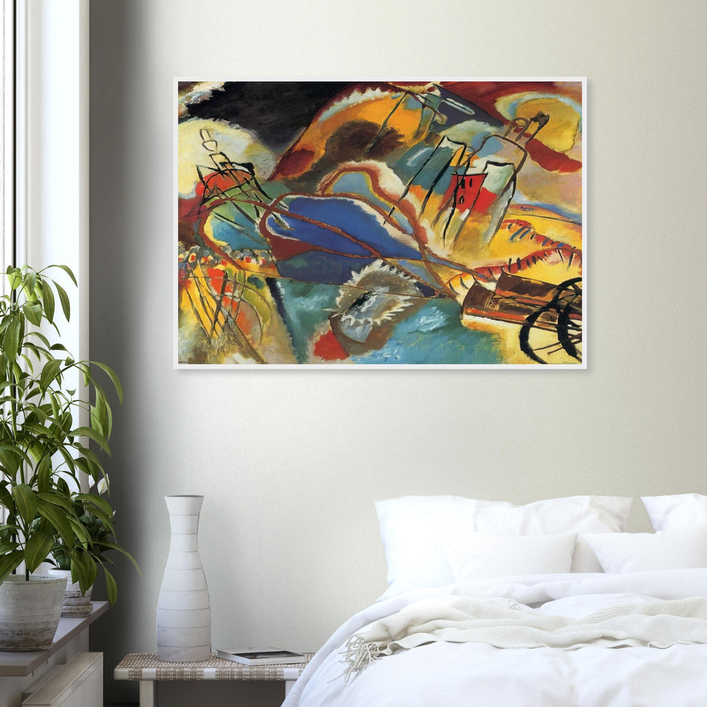 IMPROVISATION 30 CANNONS 1913 Framed Poster | Wassily Kandinsky Framed Prints Wall Art | Wassily Kandinsky Shop