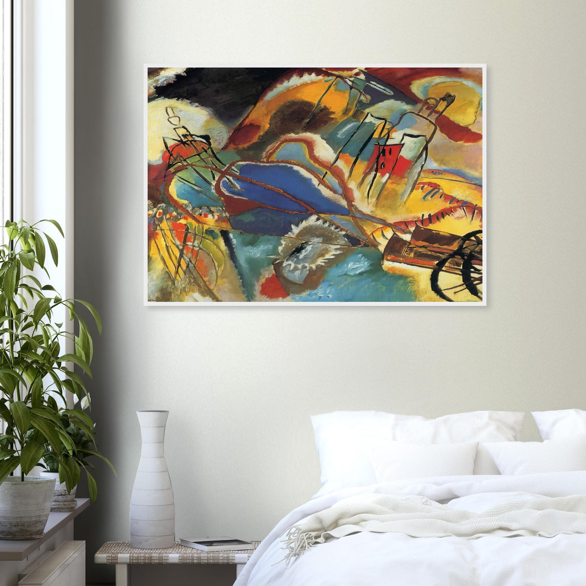IMPROVISATION 30 CANNONS 1913 Framed Poster | Wassily Kandinsky Framed Prints Wall Art | Wassily Kandinsky Shop