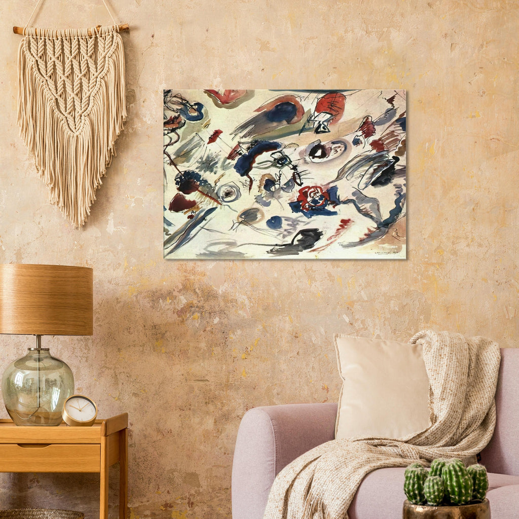 FIRST ABSTRACT WATERCOLOR 1910 Canvas | Wassily Kandinsky Canvas | Wassily Kandinsky Shop