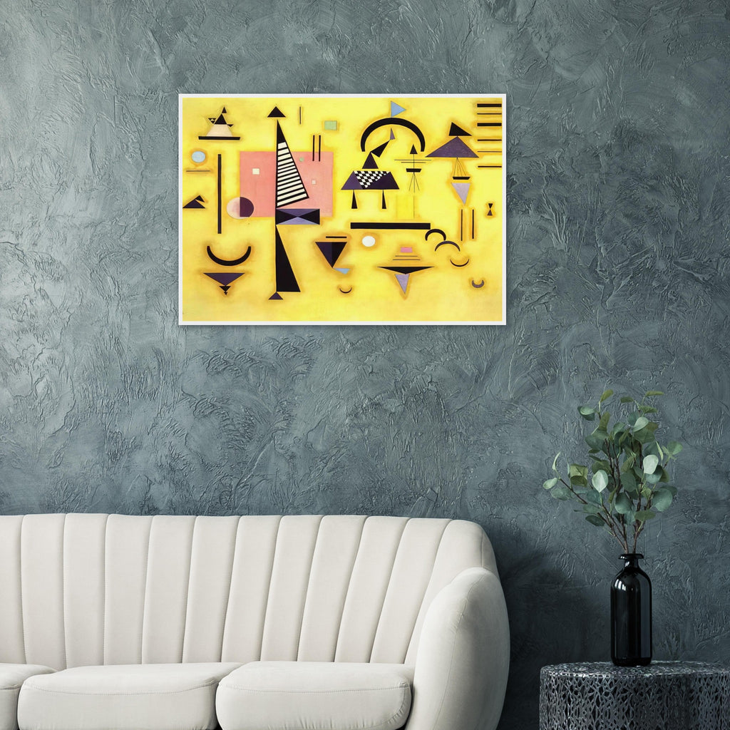 DECISIVE PINK 1932 Framed Poster | Wassily Kandinsky Framed Prints Wall Art | Wassily Kandinsky Shop