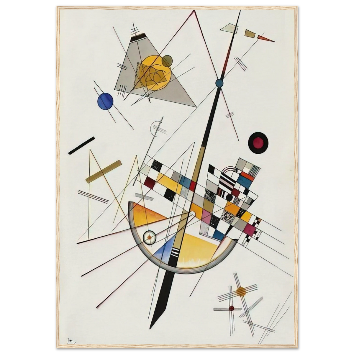 DELICATE TENSION NO 85 1923 Framed Poster | Wassily Kandinsky Framed Prints Wall Art | Wassily Kandinsky Shop