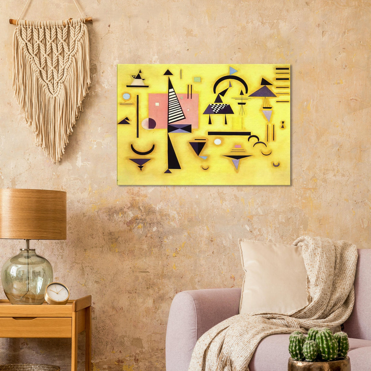 DECISIVE PINK 1932 Canvas | Wassily Kandinsky Canvas | Wassily Kandinsky Shop
