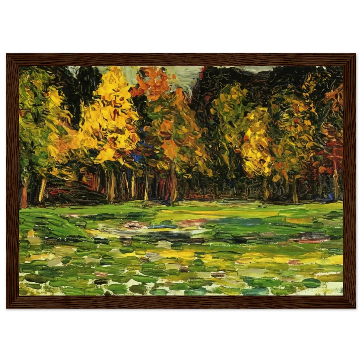 FOREST EDGE Framed Poster | Wassily Kandinsky Framed Prints Wall Art | Wassily Kandinsky Shop