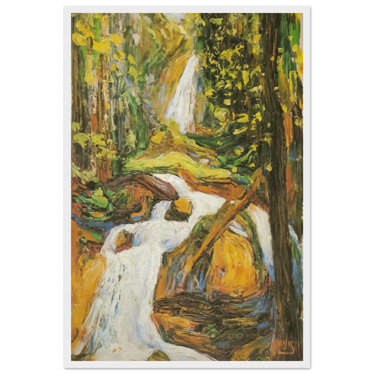 KOCHEL WATERFALL I Framed Poster | Wassily Kandinsky Framed Prints Wall Art | Wassily Kandinsky Shop