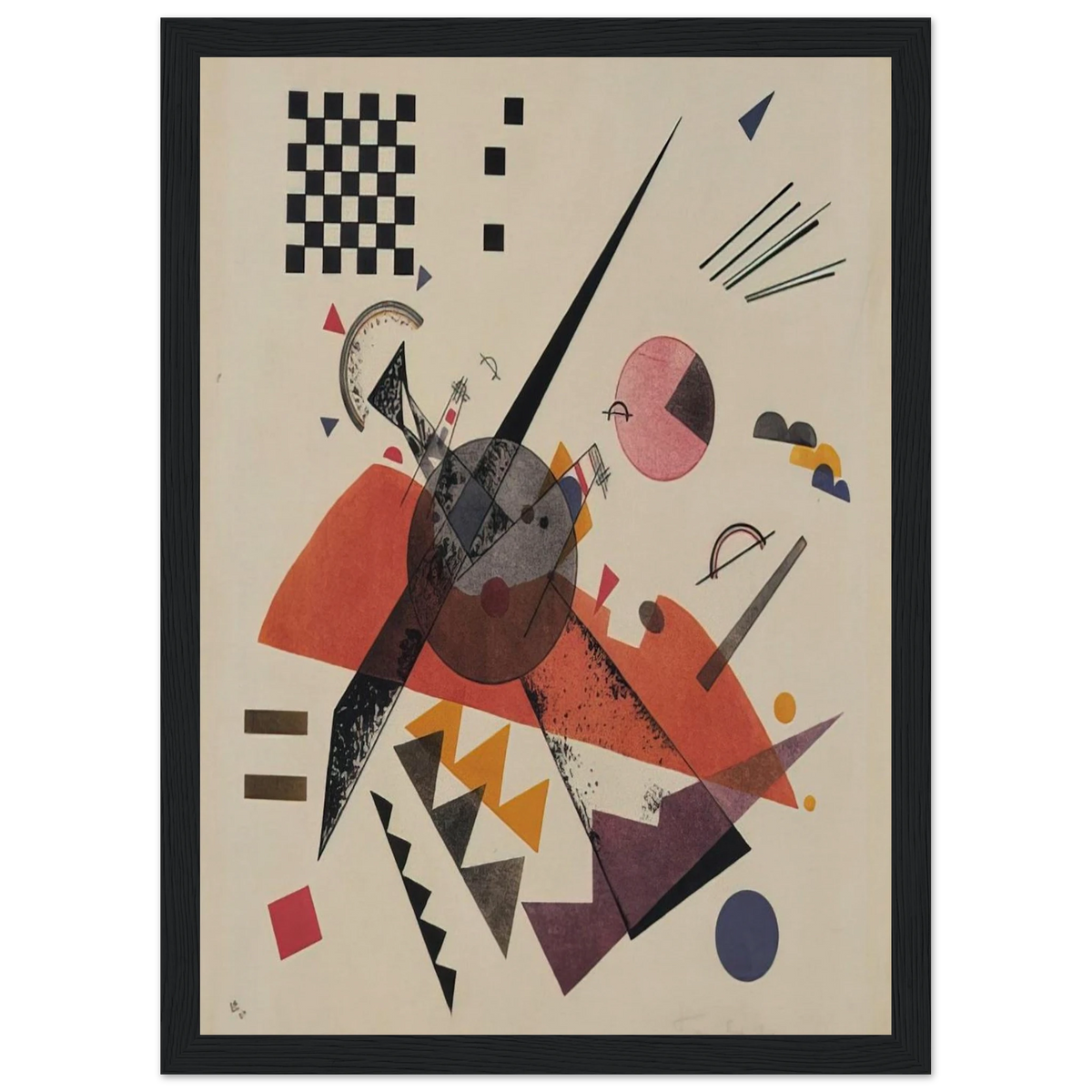 ORANGE 1923 Framed Poster | Wassily Kandinsky Framed Prints Wall Art | Wassily Kandinsky Shop