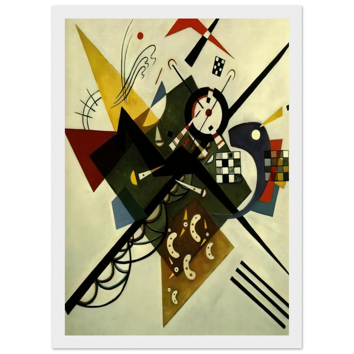 ON WHITE II 1923 Framed Poster | Wassily Kandinsky Framed Prints Wall Art | Wassily Kandinsky Shop