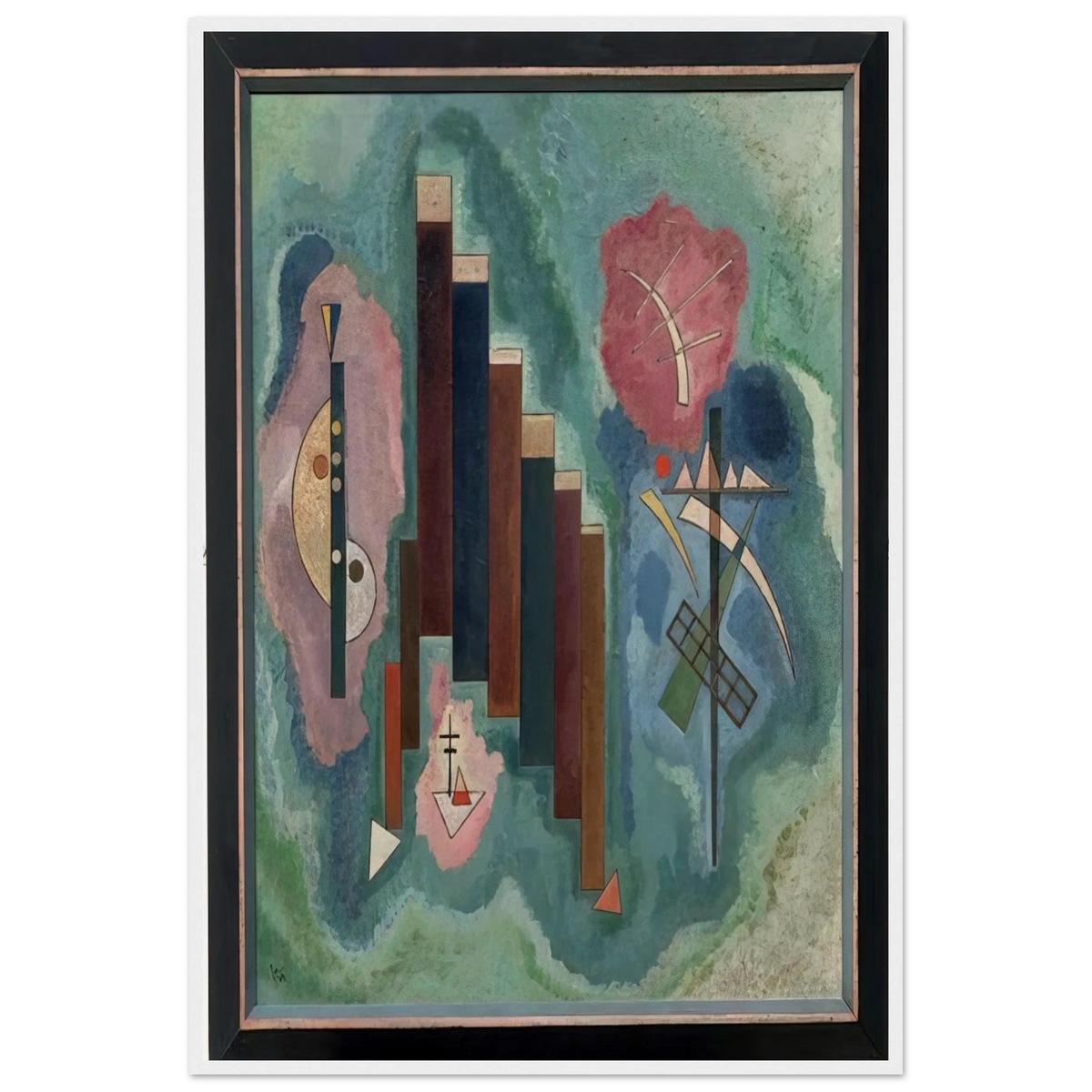 DOWNWARDS 1929 Framed Poster | Wassily Kandinsky Framed Prints Wall Art | Wassily Kandinsky Shop