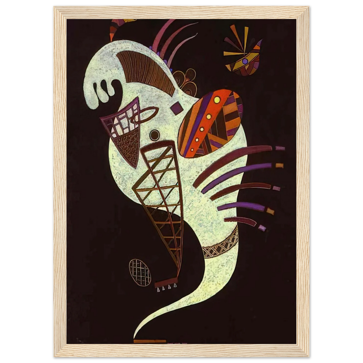 WHITE FIGURE 1943 Framed Poster | Wassily Kandinsky Framed Prints Wall Art | Wassily Kandinsky Shop