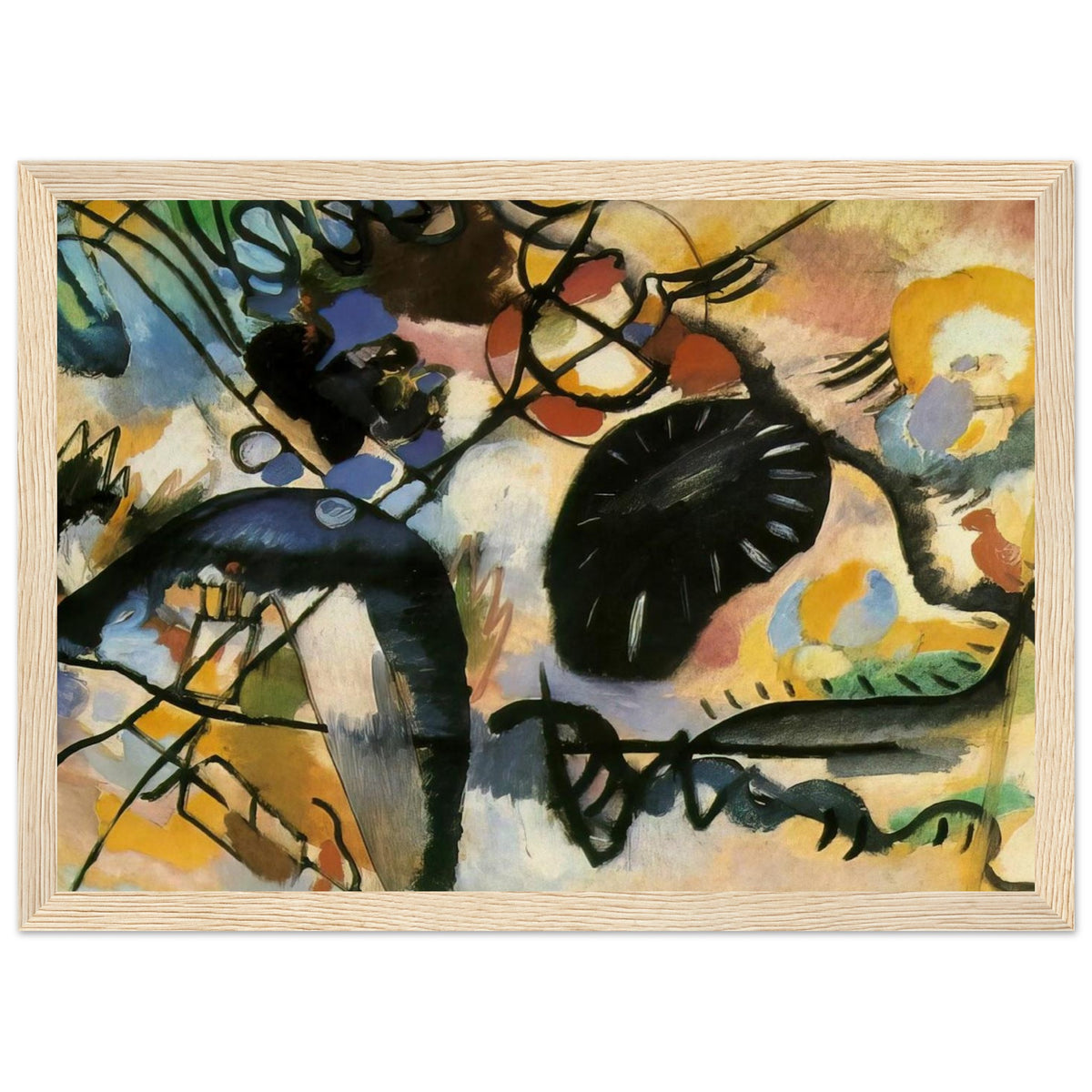 BLACK SPOT 1912 Framed Poster | Wassily Kandinsky Framed Prints Wall Art | Wassily Kandinsky Shop