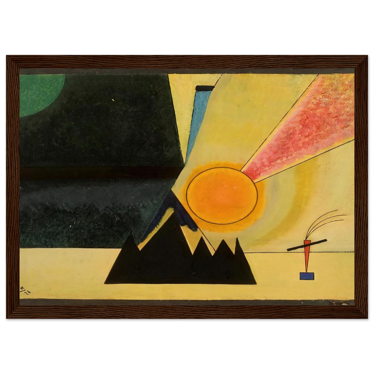 DEVELOPMENT 1926 Framed Poster | Wassily Kandinsky Framed Prints Wall Art | Wassily Kandinsky Shop