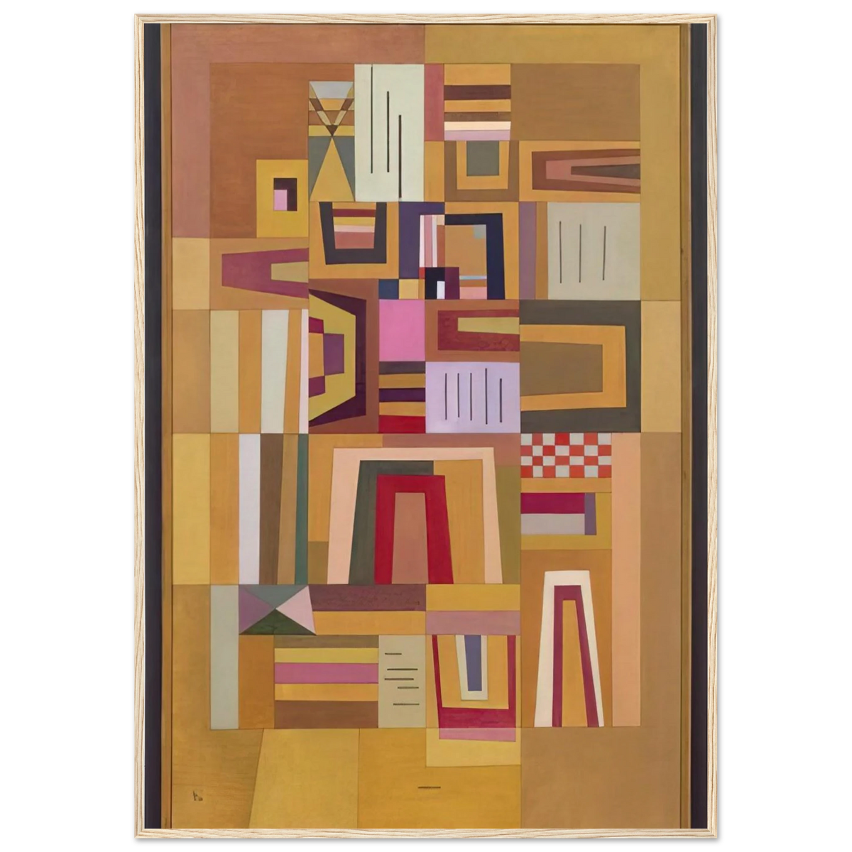 COMPENSATION ROSE 1933 Framed Poster | Wassily Kandinsky Framed Prints Wall Art | Wassily Kandinsky Shop