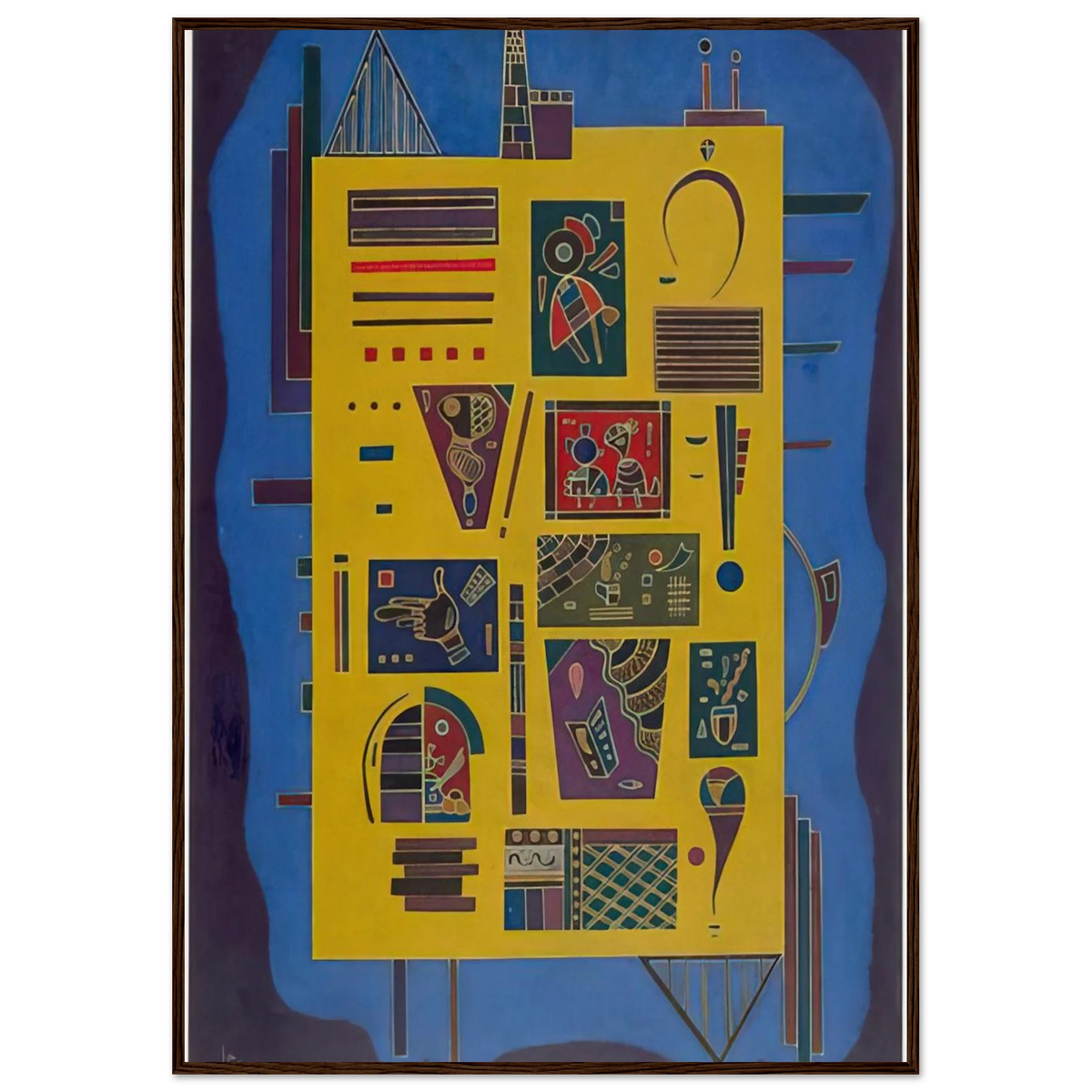 CONGLOMERAT 1943 Framed Poster | Wassily Kandinsky Framed Prints Wall Art | Wassily Kandinsky Shop