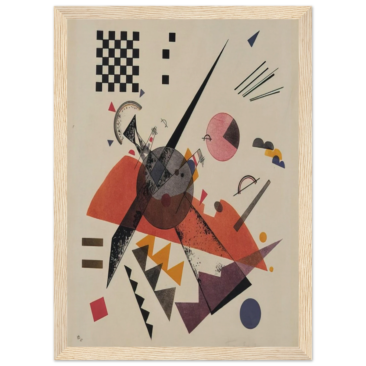 ORANGE 1923 Framed Poster | Wassily Kandinsky Framed Prints Wall Art | Wassily Kandinsky Shop