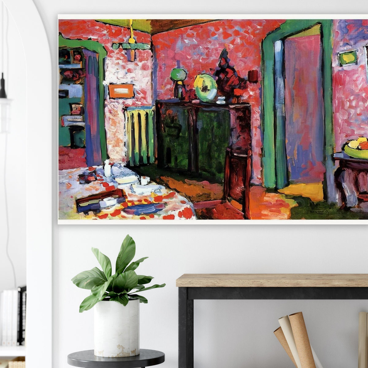 INTERIOR MY DINING ROOM 1909 Poster | Wassily Kandinsky Poster | Wassily Kandinsky Shop