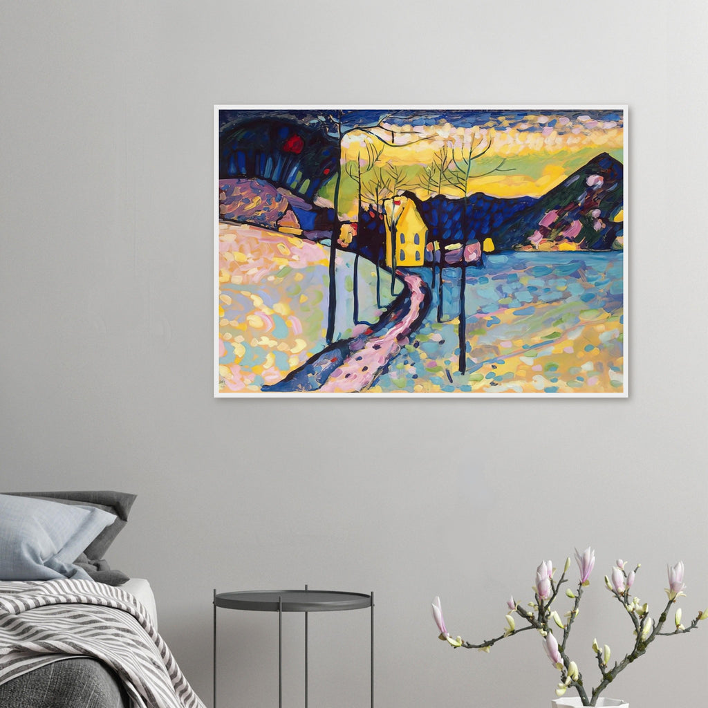 WINTER LANDSCAPE 1909 Framed Poster | Wassily Kandinsky Framed Prints Wall Art | Wassily Kandinsky Shop